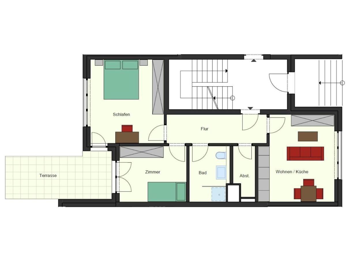 Ferienwohnung Buesumperle Rot Екстериор снимка